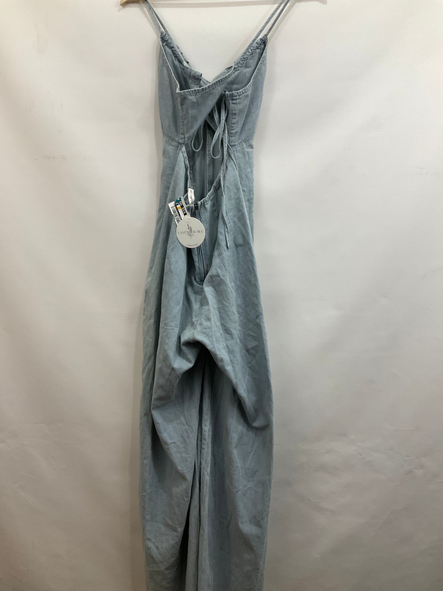 Romper By Mustard Seed In Blue Denim, Size: M