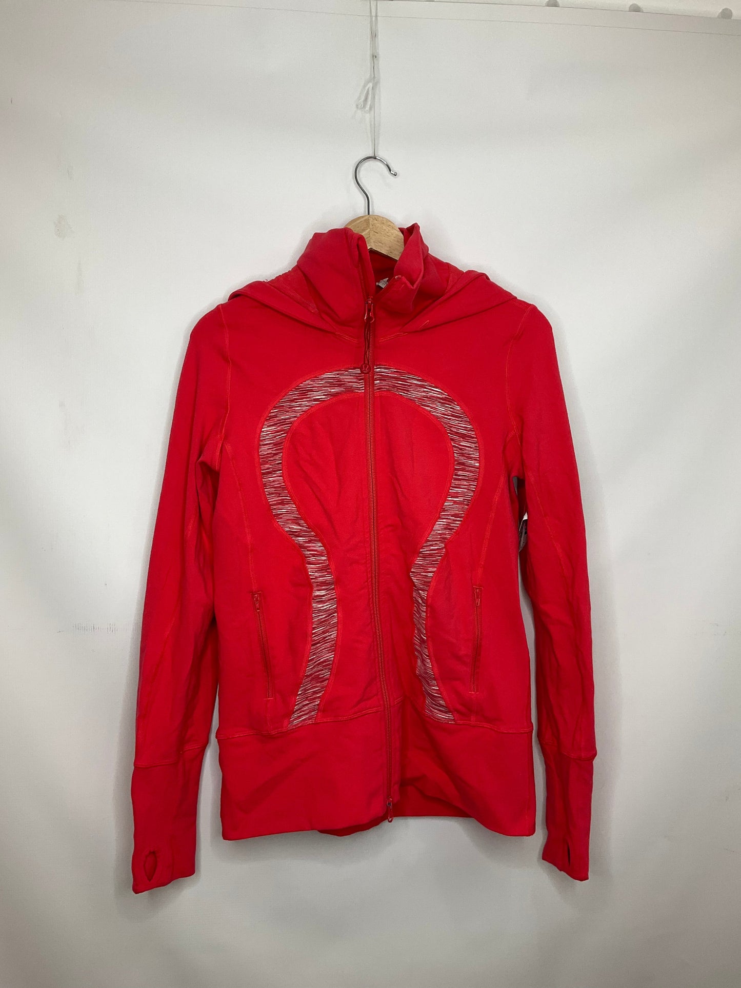 Red Athletic Jacket Lululemon, Size 8