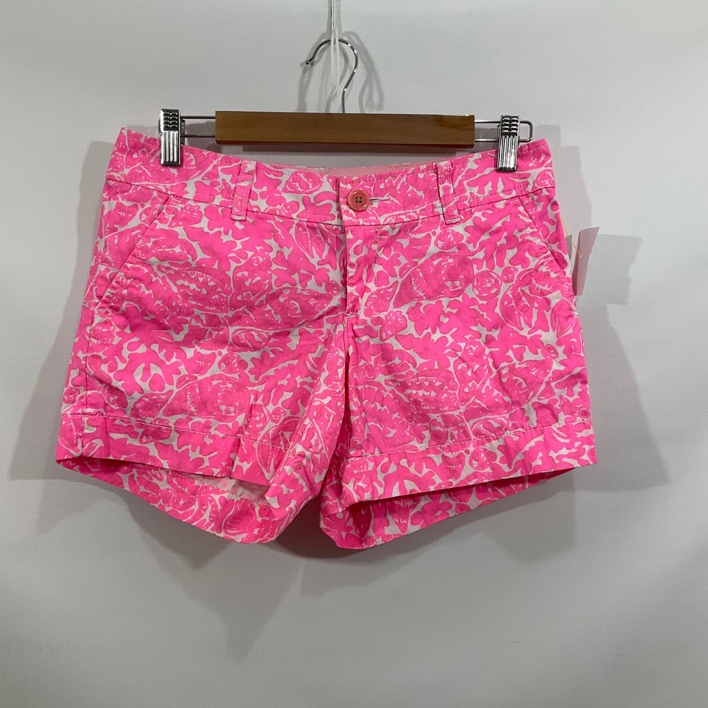 Shorts By Lilly Pulitzer In Pink & White, Size: 2