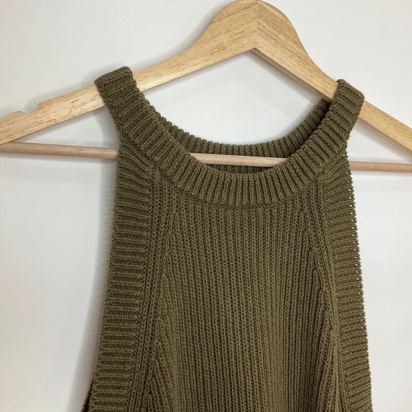 Green Top Sleeveless Madewell, Size L