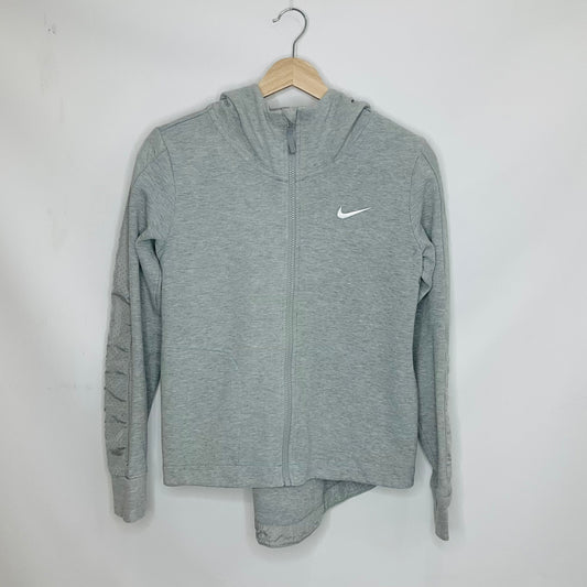 Athletic Sweatshirt Hoodie By Nike Apparel In Grey, Size: Xs