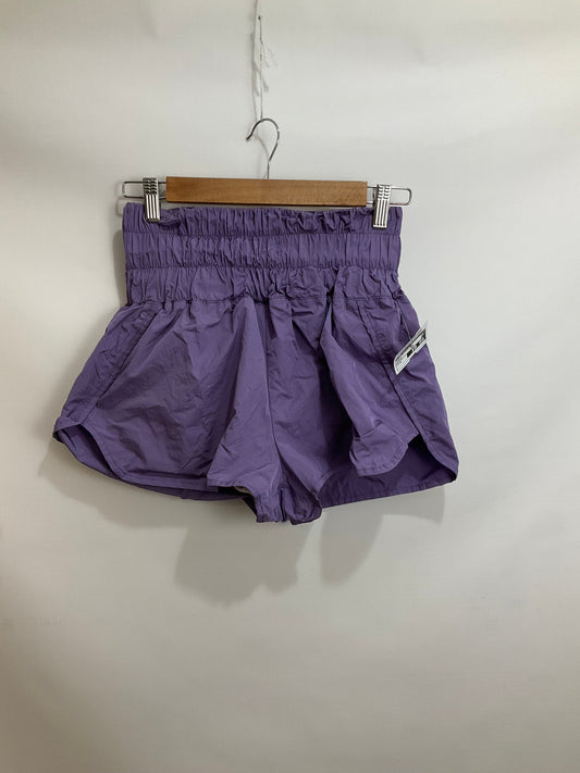 Purple Athletic Shorts Cme, Size S