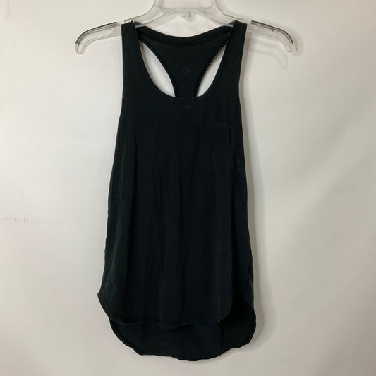 Black Athletic Tank Top Lululemon, Size 6