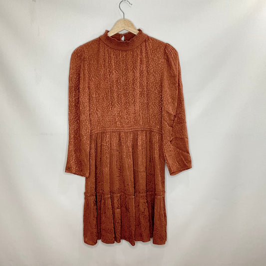Copper Dress Casual Midi Madewell, Size M