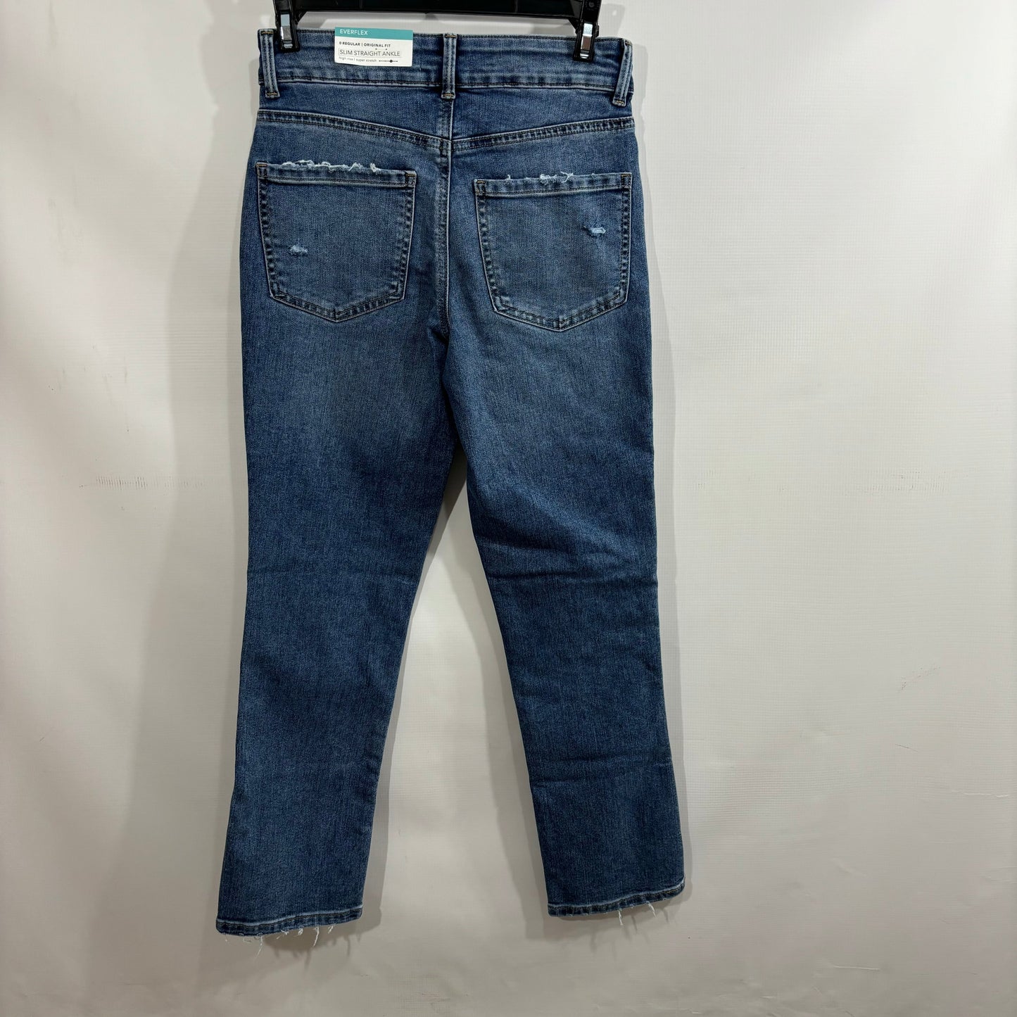 Jeans Straight By Maurices In Blue Denim, Size: 0