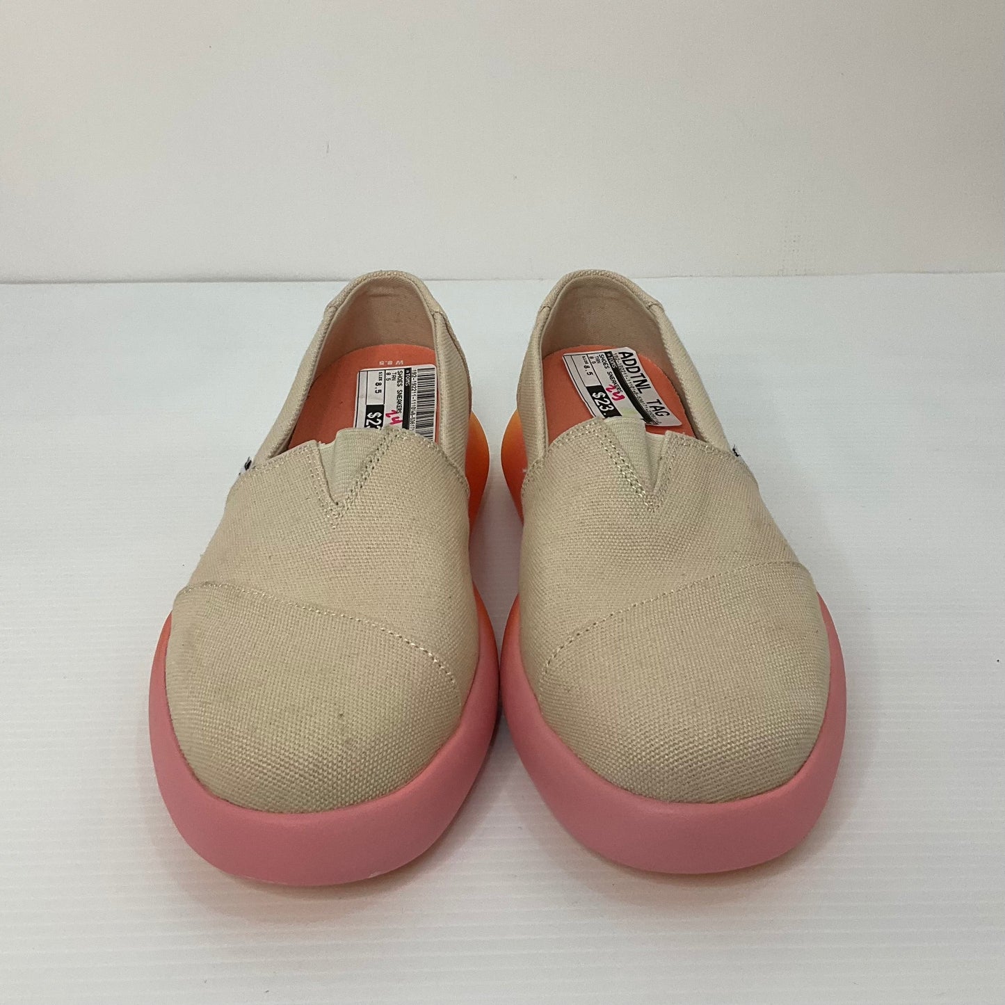Tan Shoes Sneakers Toms, Size 8.5