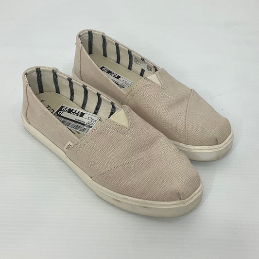 Beige Shoes Sneakers Toms, Size 6.5
