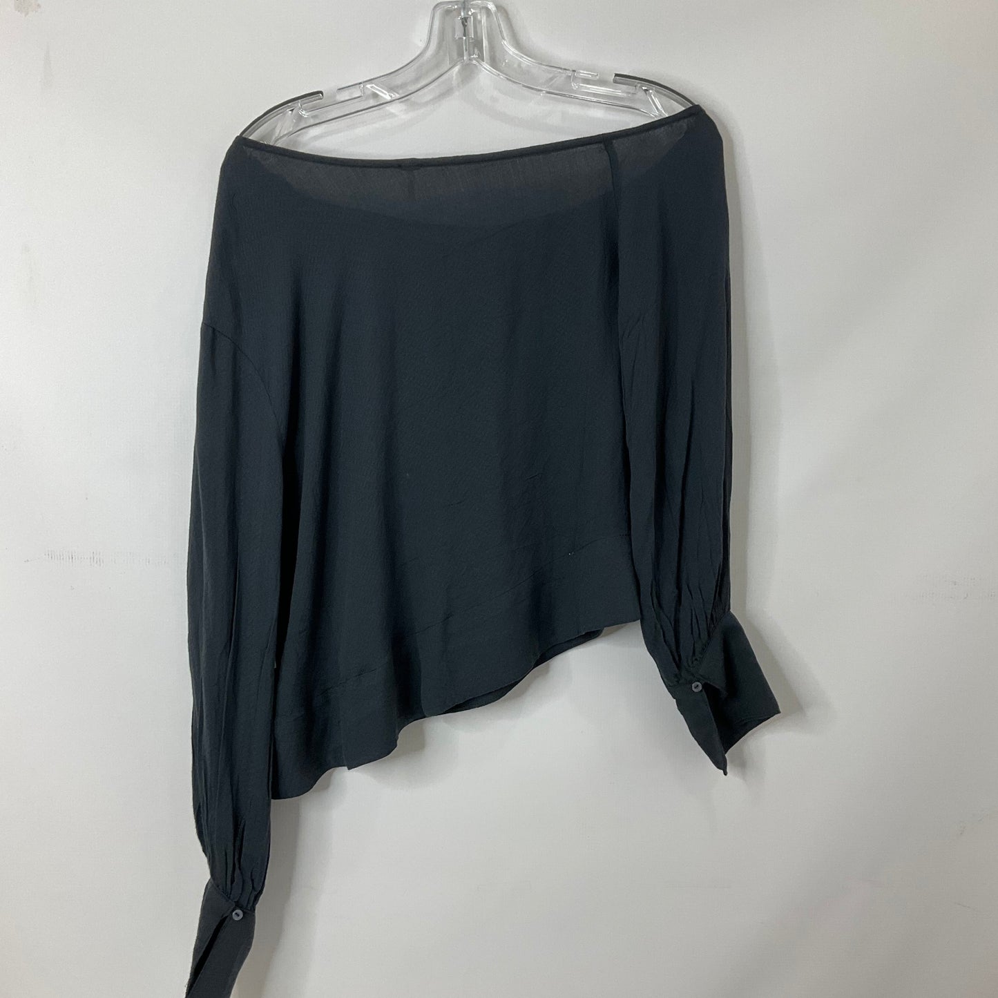 Grey Top Long Sleeve Free People, Size Xs