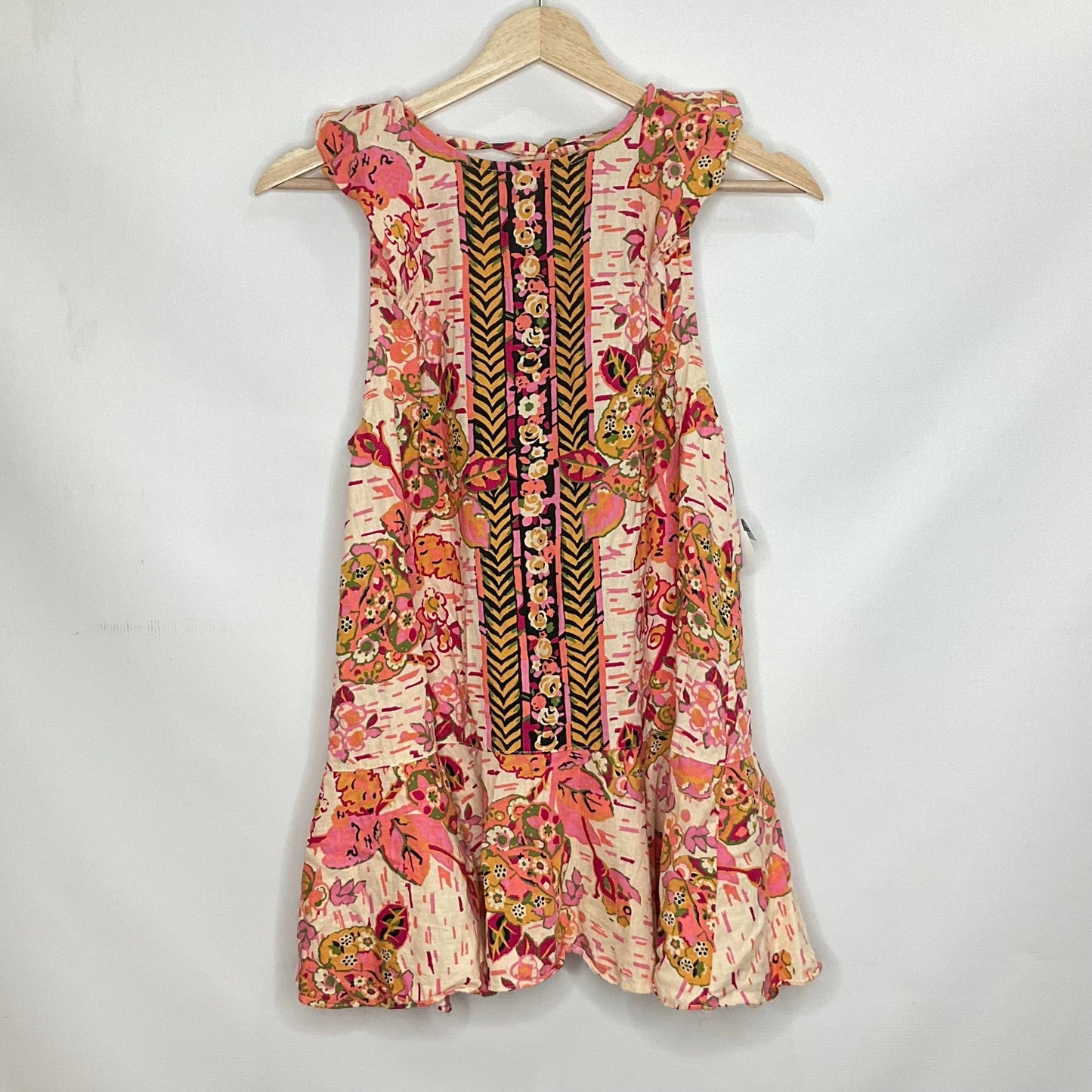 Floral Print Tunic Sleeveless Free People, Size Xs