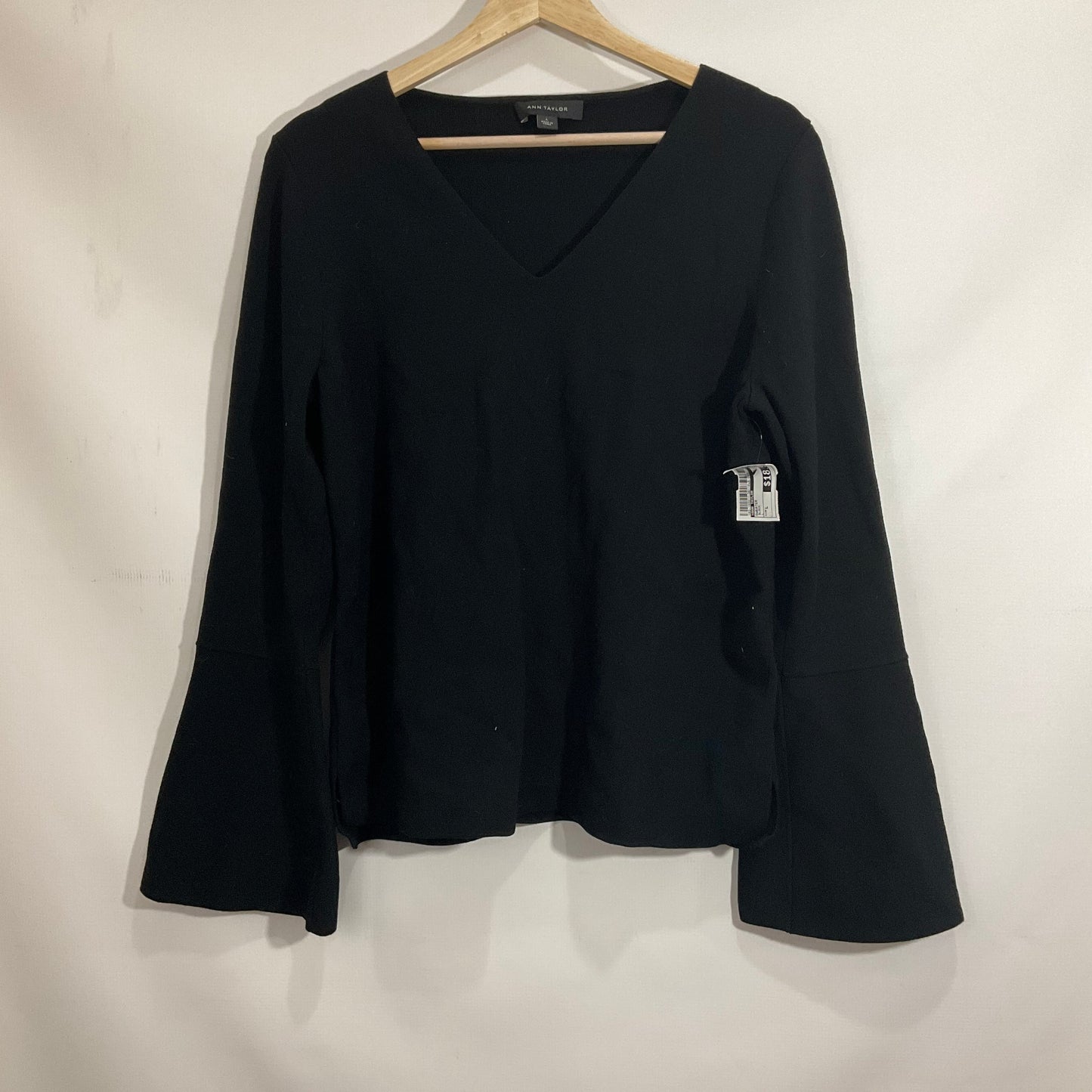 Sweater By Ann Taylor In Black, Size: L