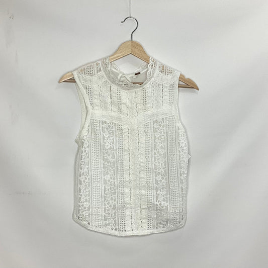 White Top Sleeveless Free People, Size S