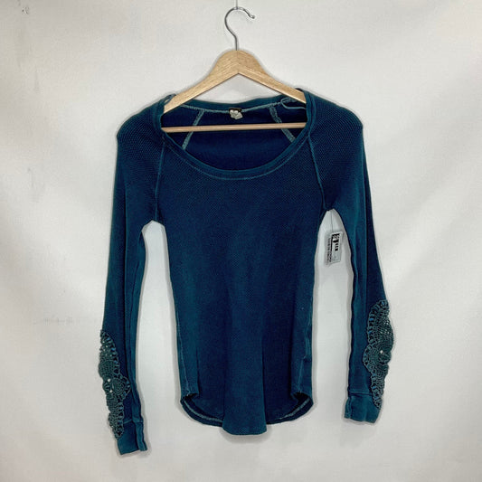 Blue Top Long Sleeve We The Free, Size M
