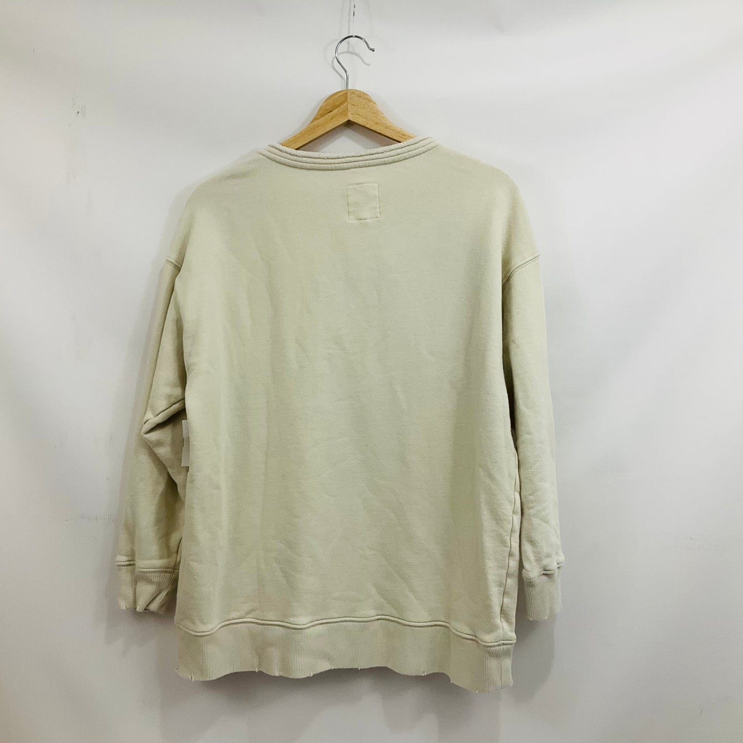 Sweatshirt Crewneck By Aerie In Cream, Size: Xs