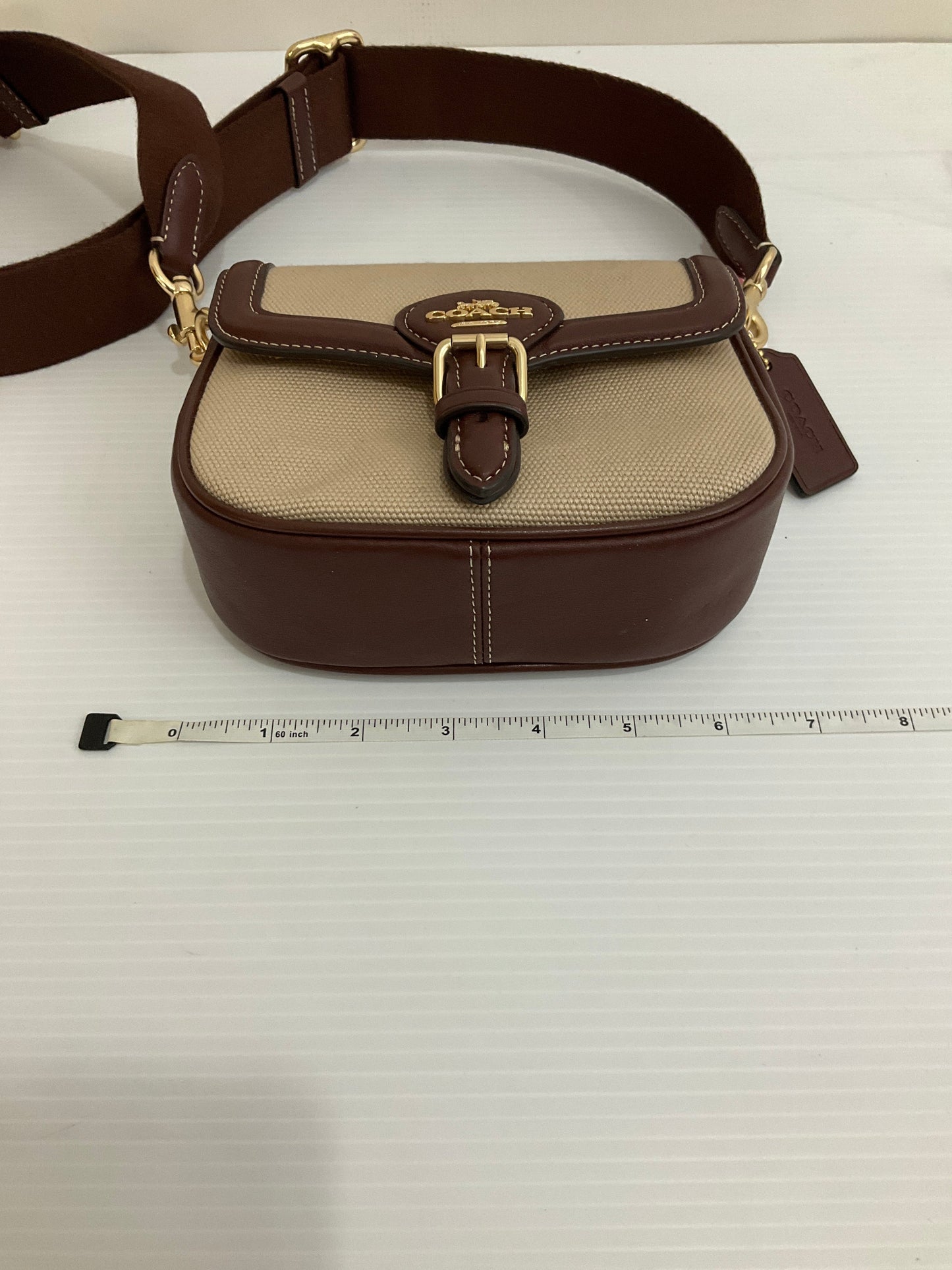 Crossbody Designer By Coach, Size: Small