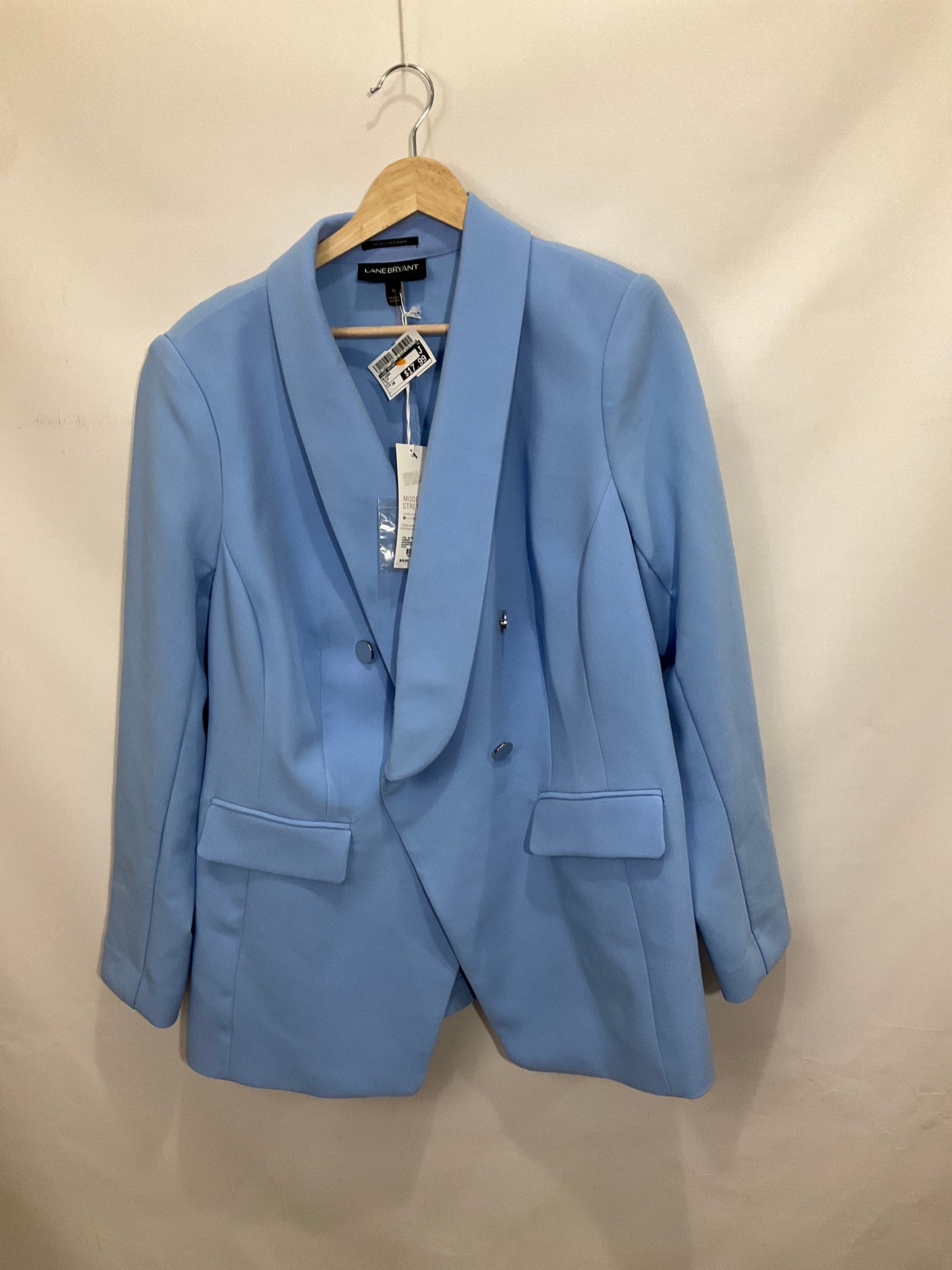 Blazer By Lane Bryant In Blue, Size: 16