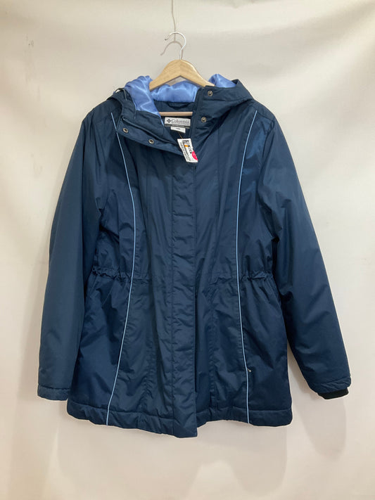 Jacket Puffer & Quilted By Columbia In Navy, Size: L