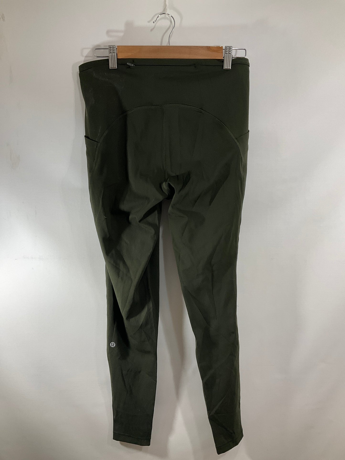 Athletic Leggings By Lululemon In Green, Size: 10