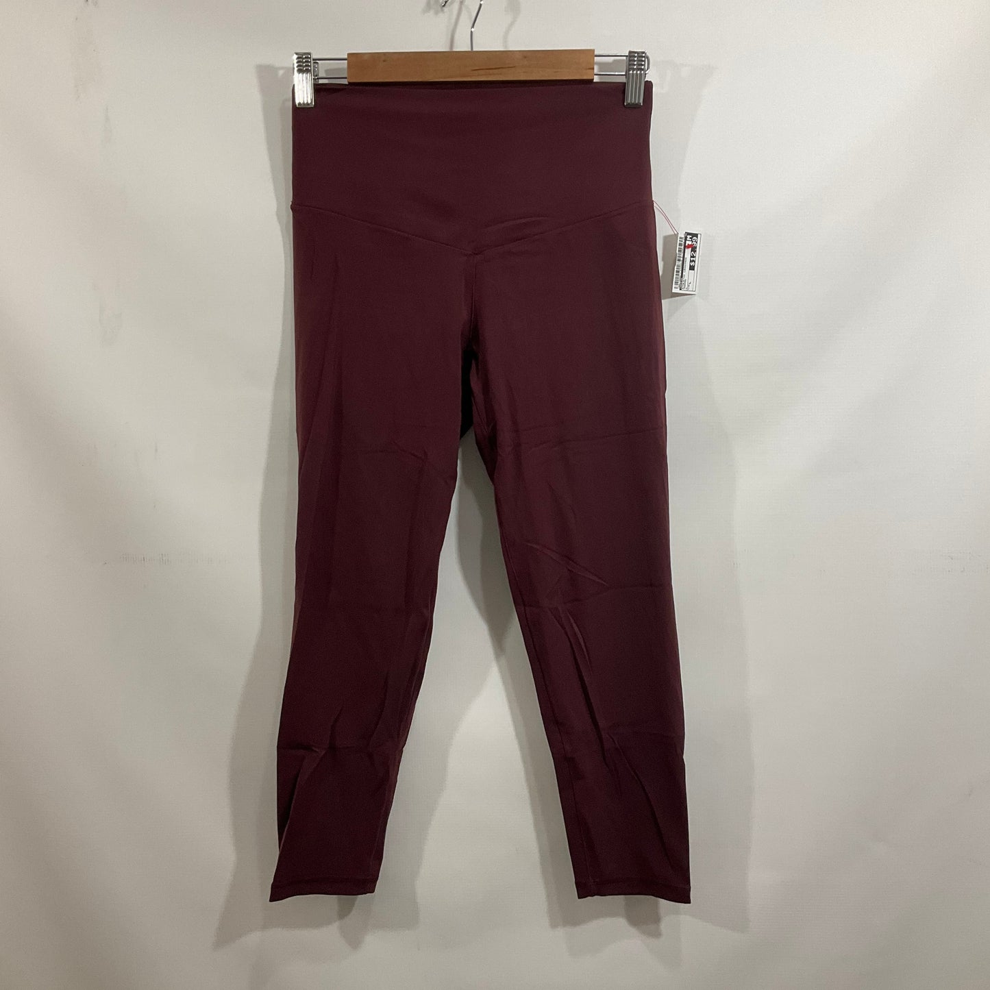 Athletic Leggings By Aerie In Maroon, Size: L