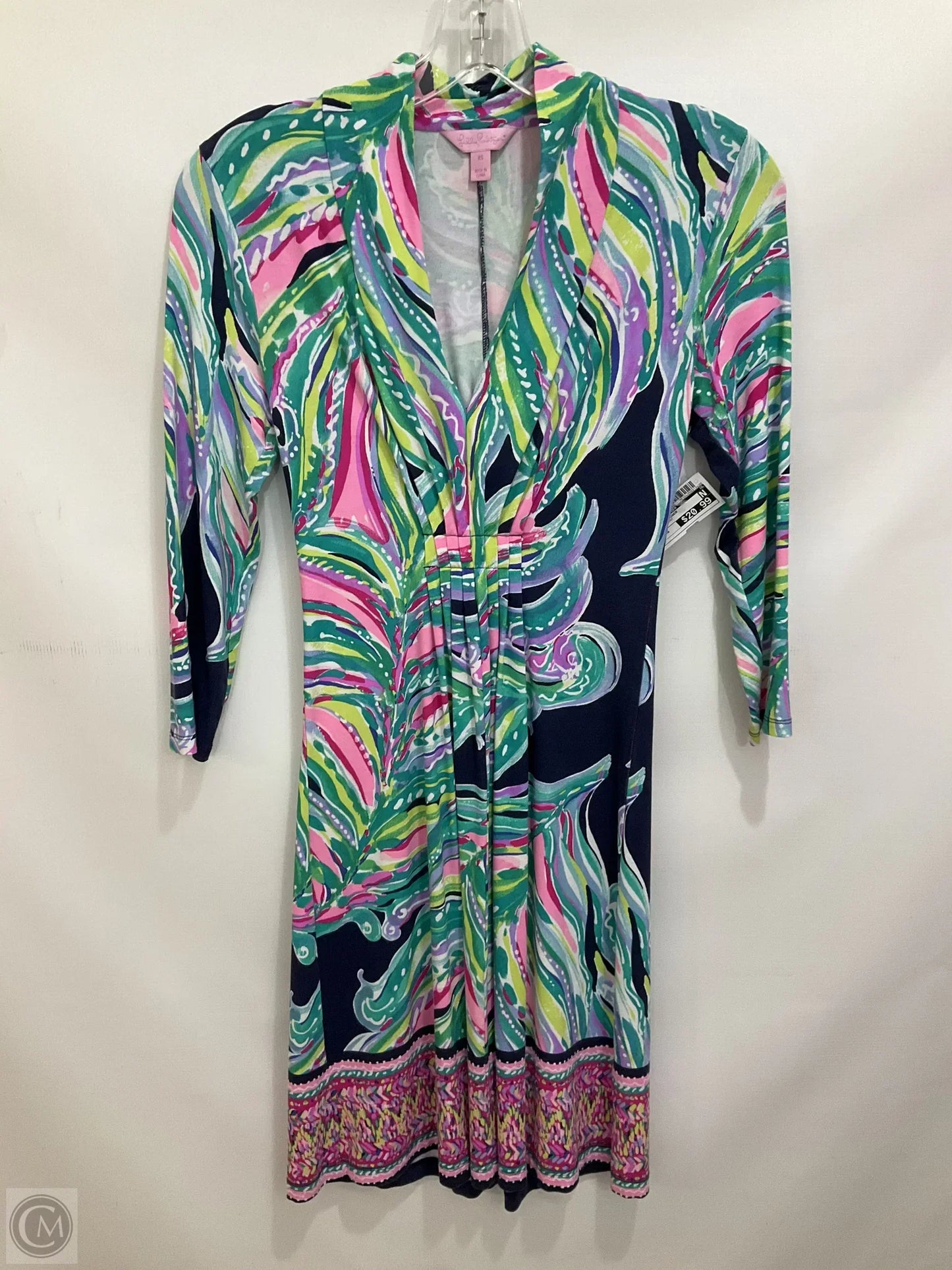 Dress Designer By Lilly Pulitzer In Floral Print, Size: Xs