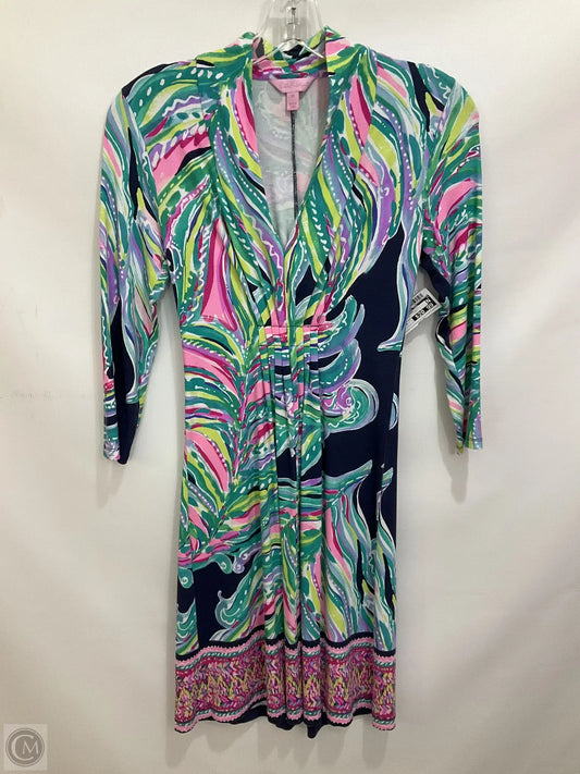 Dress Designer By Lilly Pulitzer In Floral Print, Size: Xs