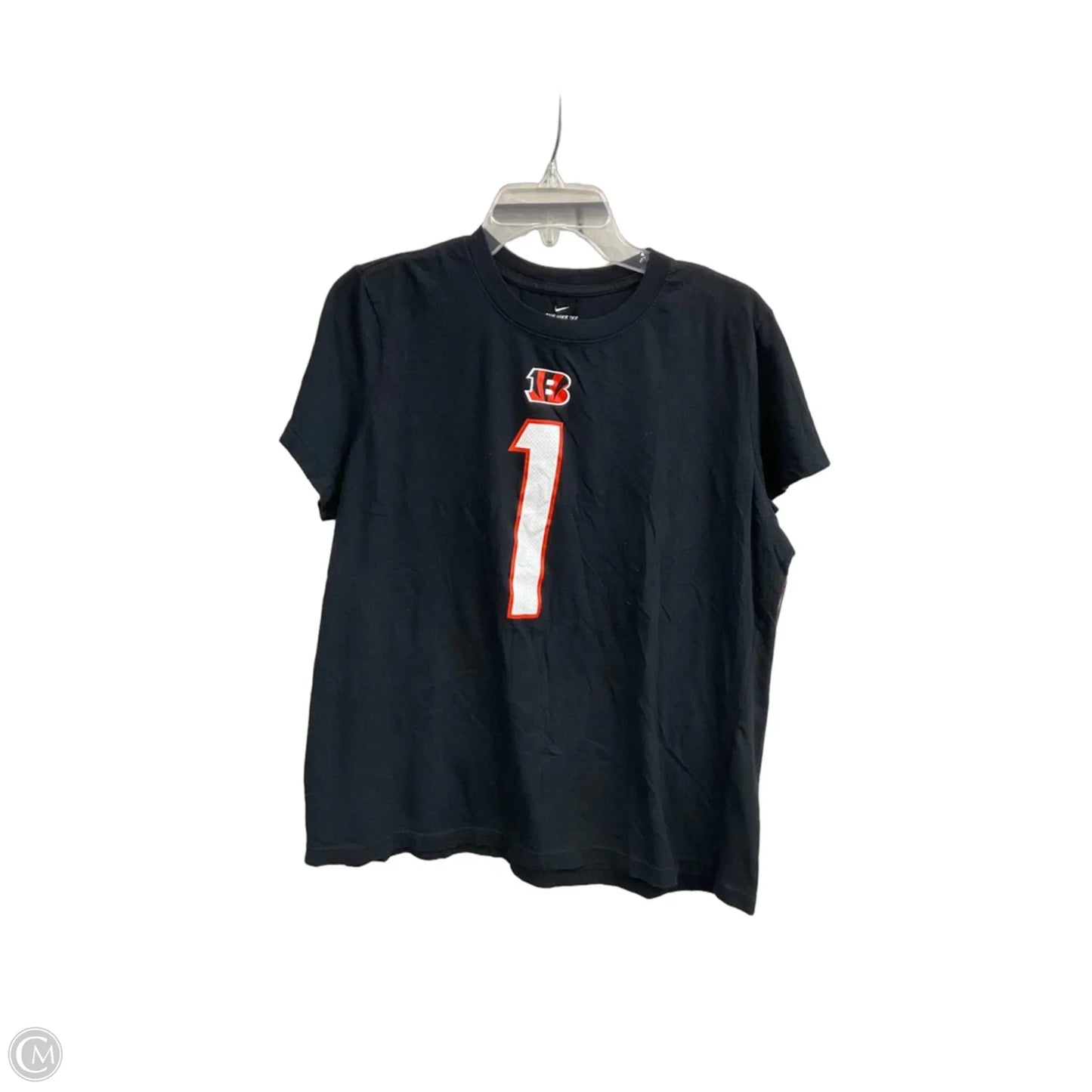 Athletic Top Short Sleeve By Nike Apparel In Black, Size: Xl