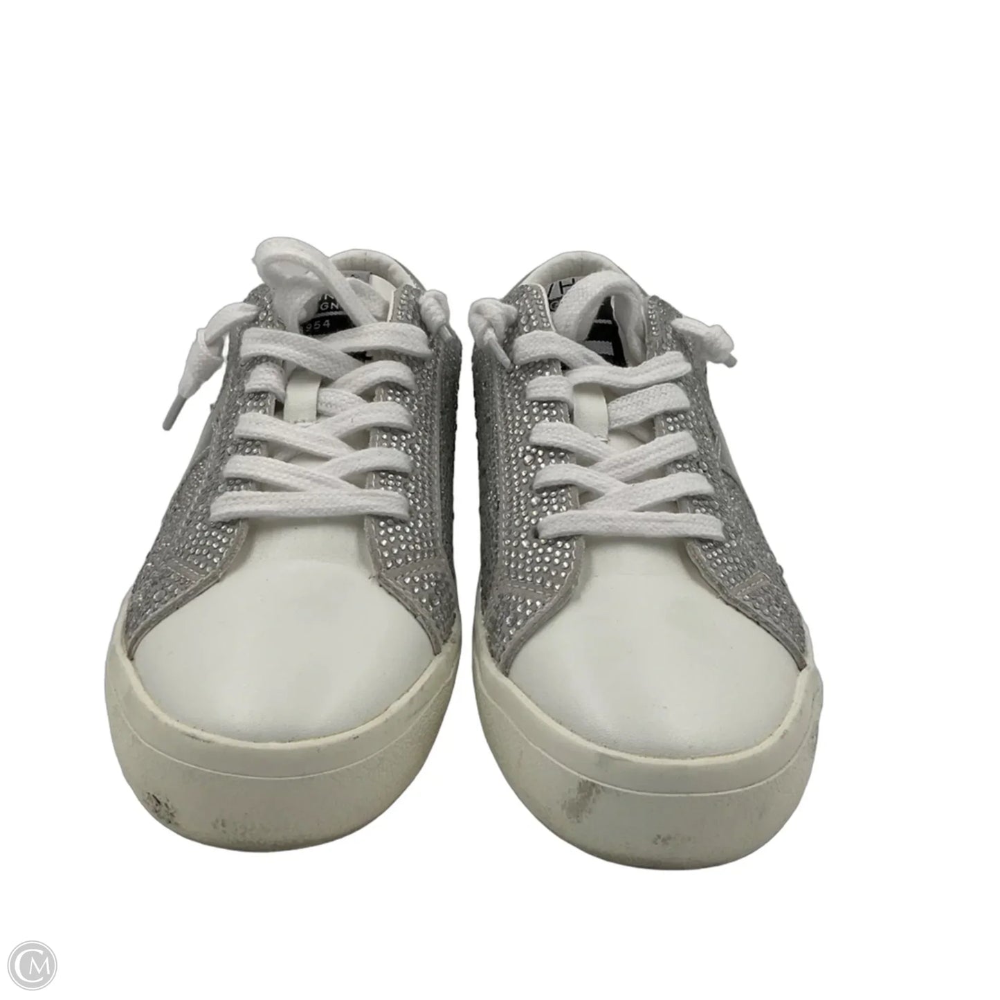 Shoes Sneakers By Vintage Havana In Silver, Size: 7