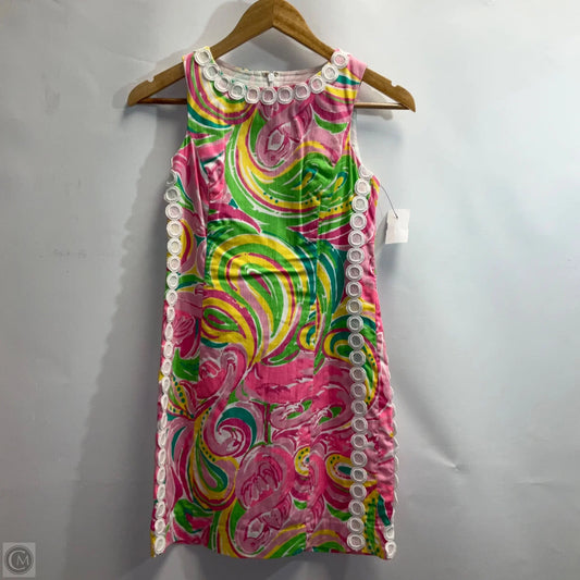 Dress Designer By Lilly Pulitzer In Floral Print, Size: 0