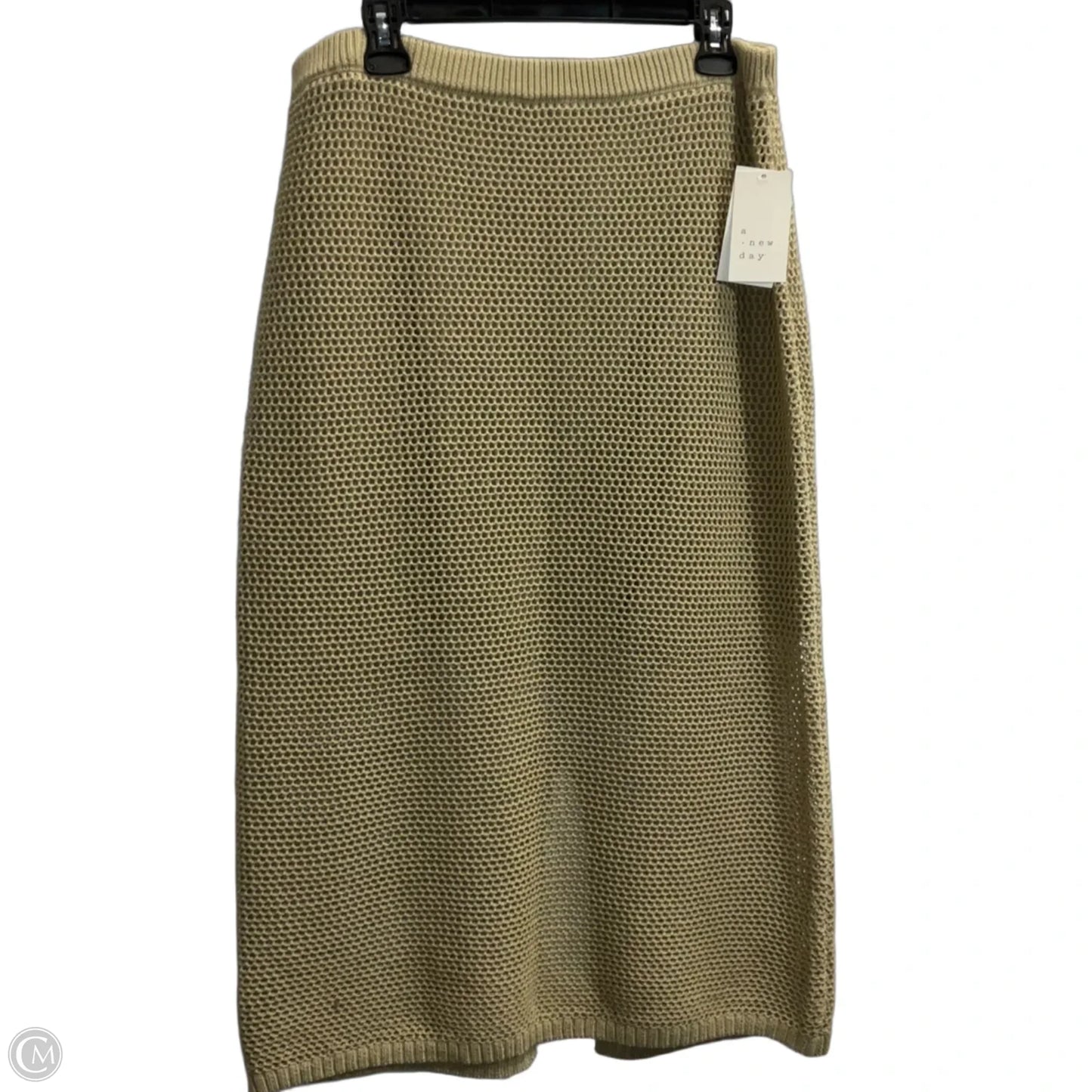 Skirt Maxi By A New Day In Tan, Size: L