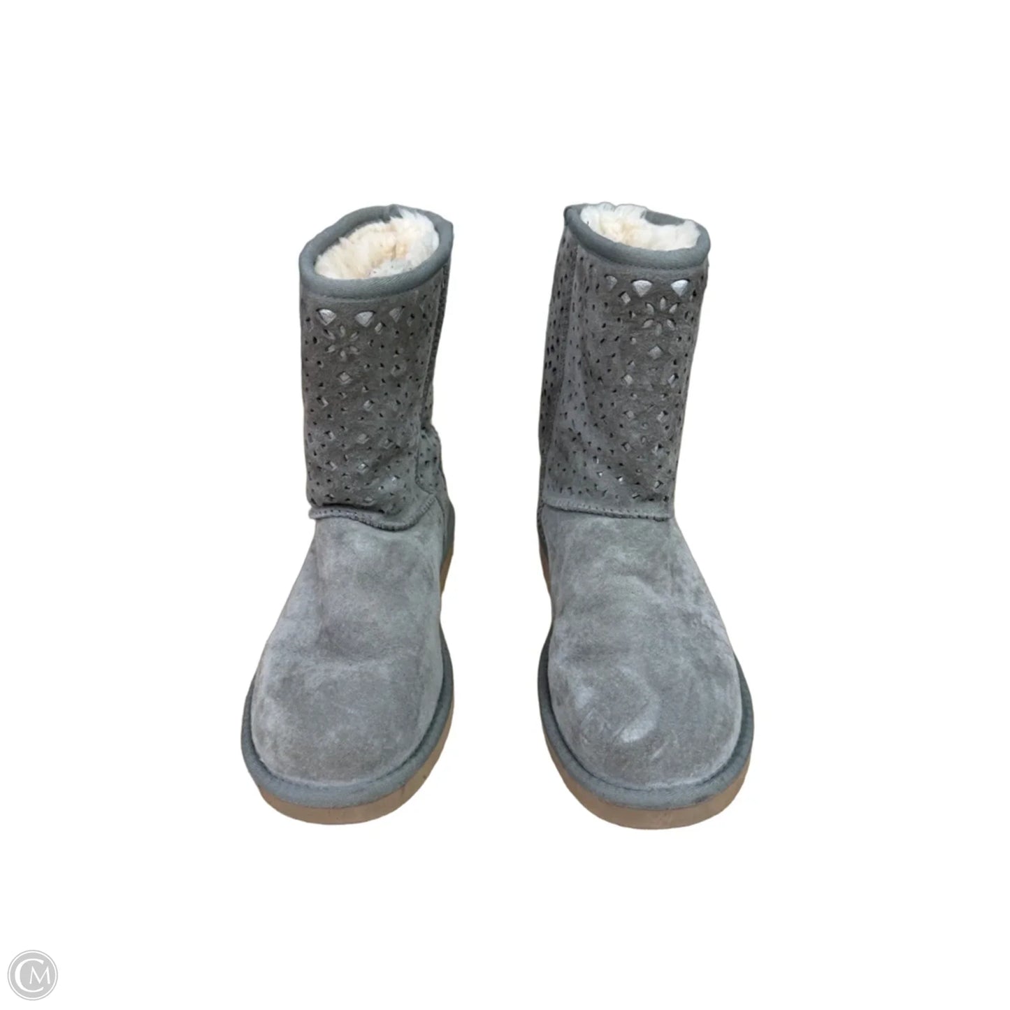 Boots Designer By Ugg In Grey, Size: 7