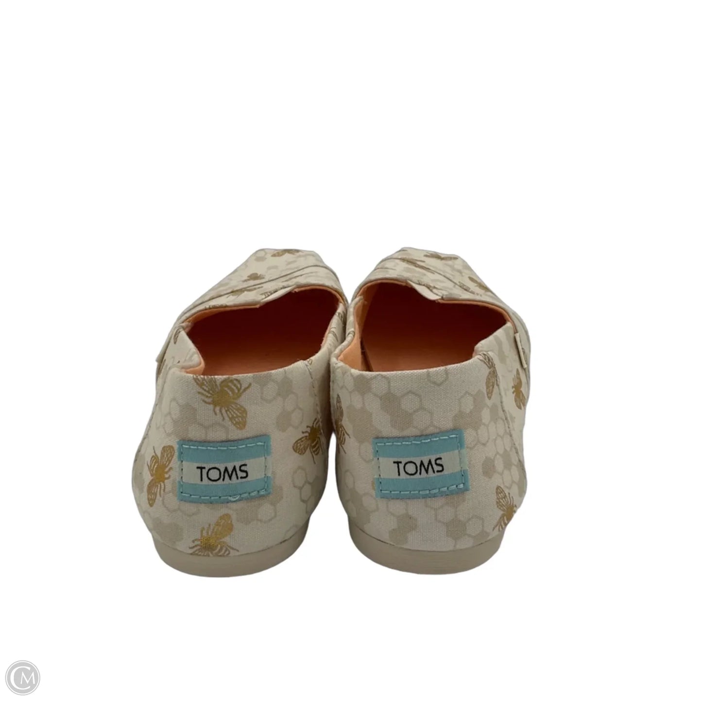Shoes Flats By Toms In Cream & Yellow, Size: 7