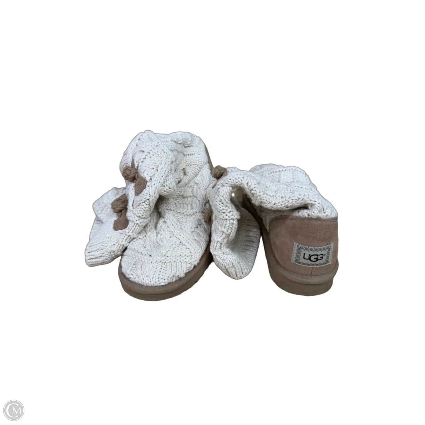 Boots Designer By Ugg In Cream, Size: 8