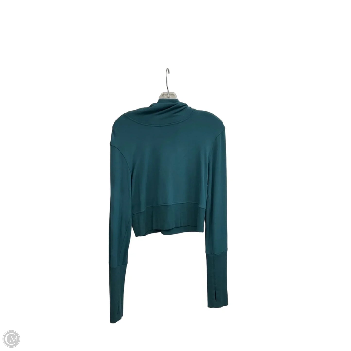 Athletic Sweatshirt Hoodie By Lululemon In Green, Size: 4