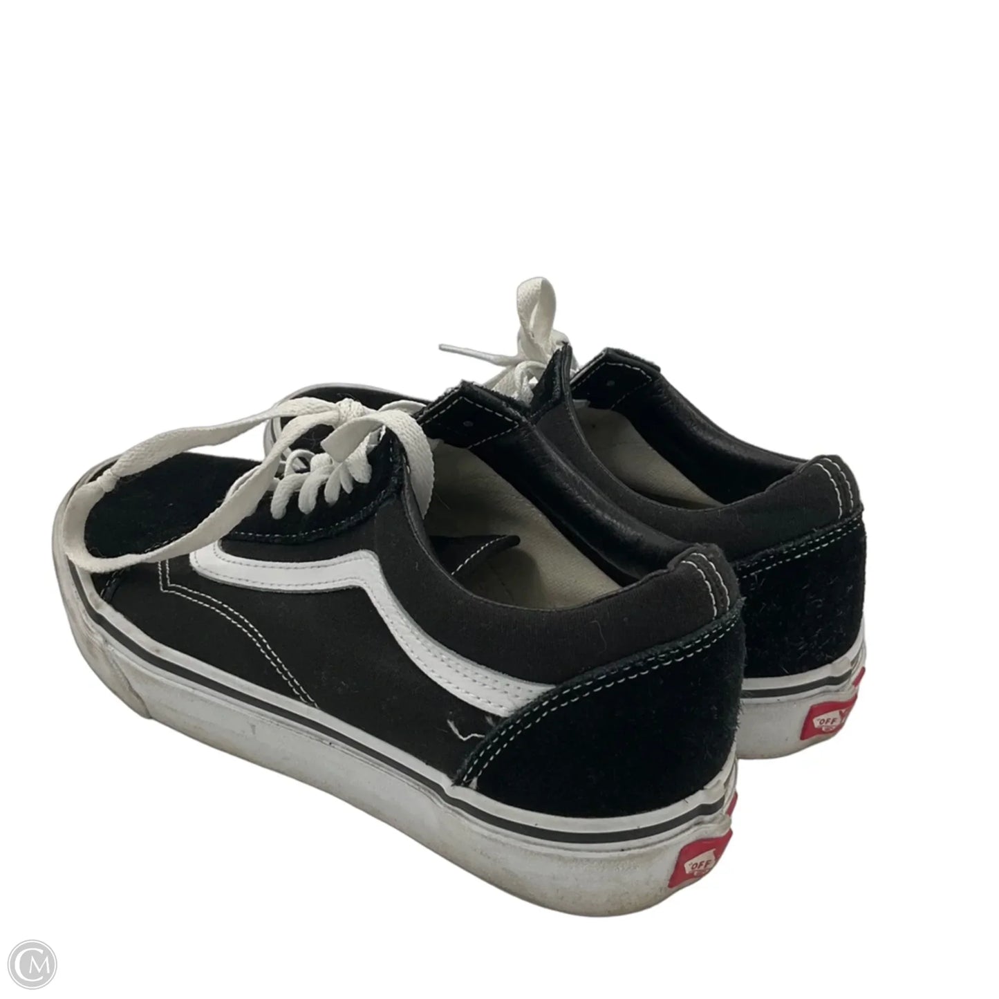 Shoes Sneakers By Vans In Black, Size: 8.5