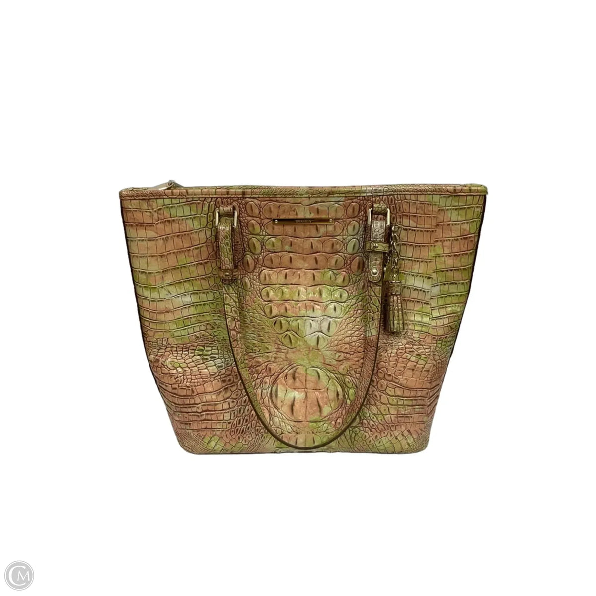 Handbag Designer By Brahmin, Size: Large