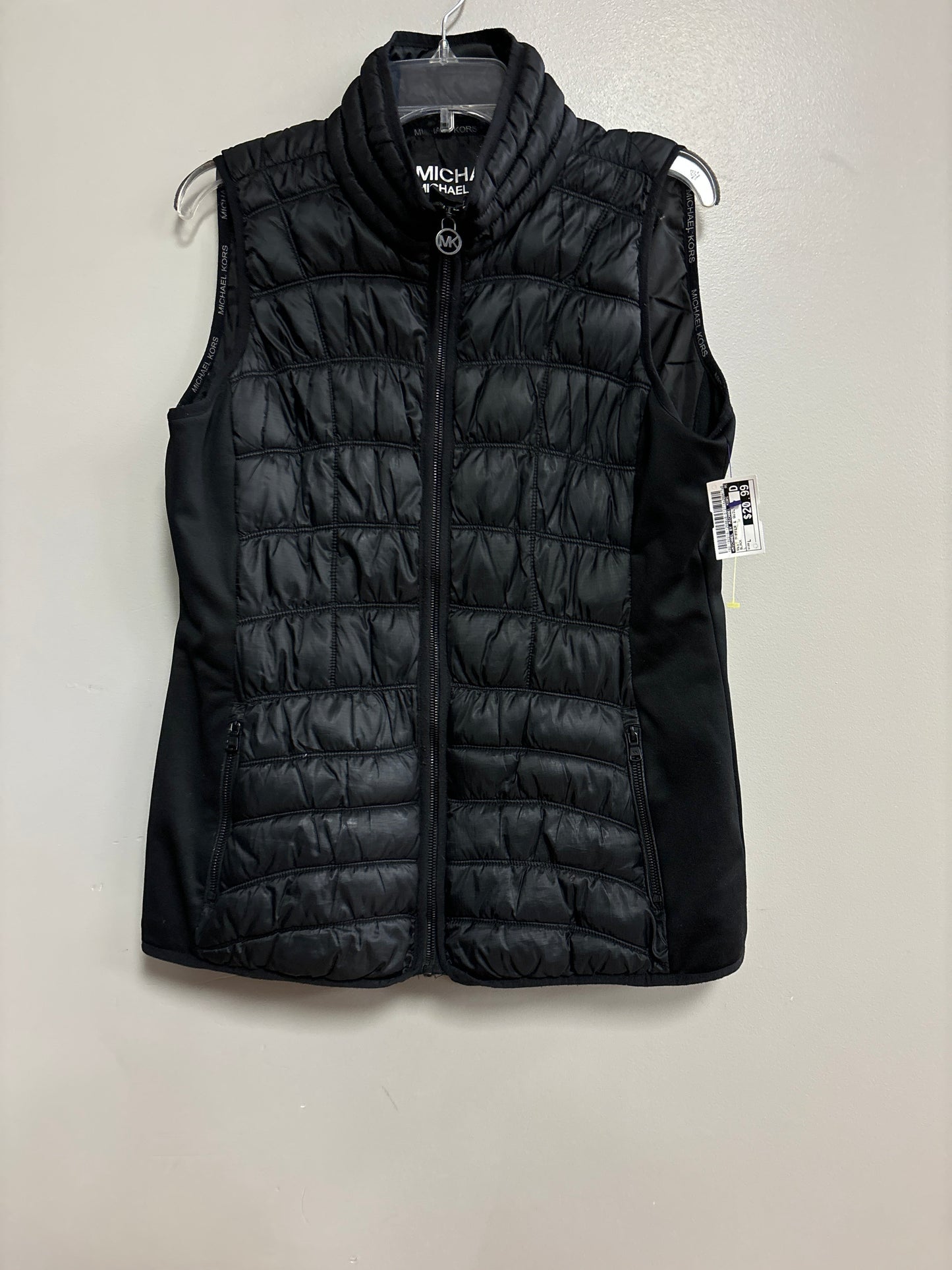 Vest Puffer & Quilted By Michael By Michael Kors In Black, Size: L