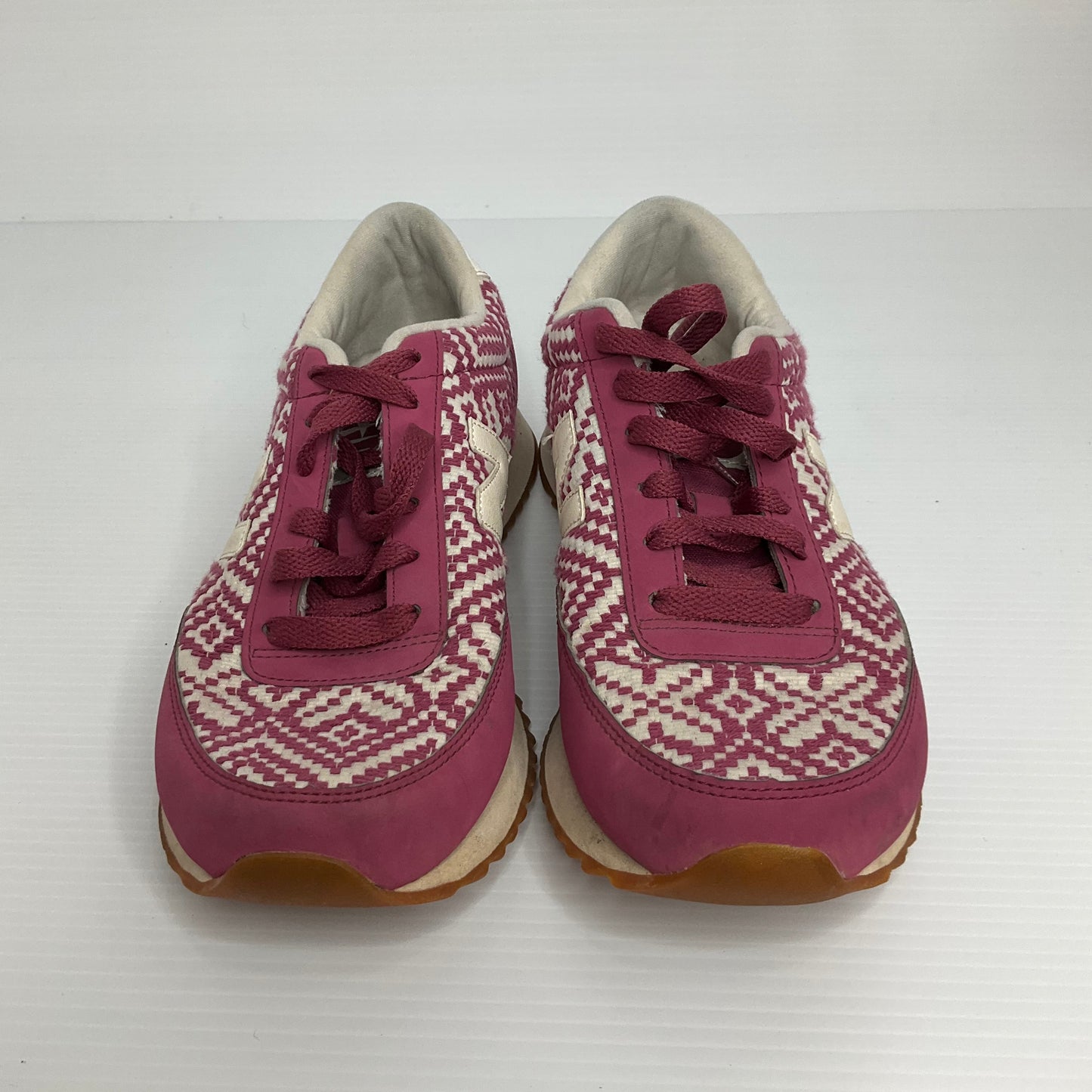 Pink & White Shoes Athletic New Balance, Size 8
