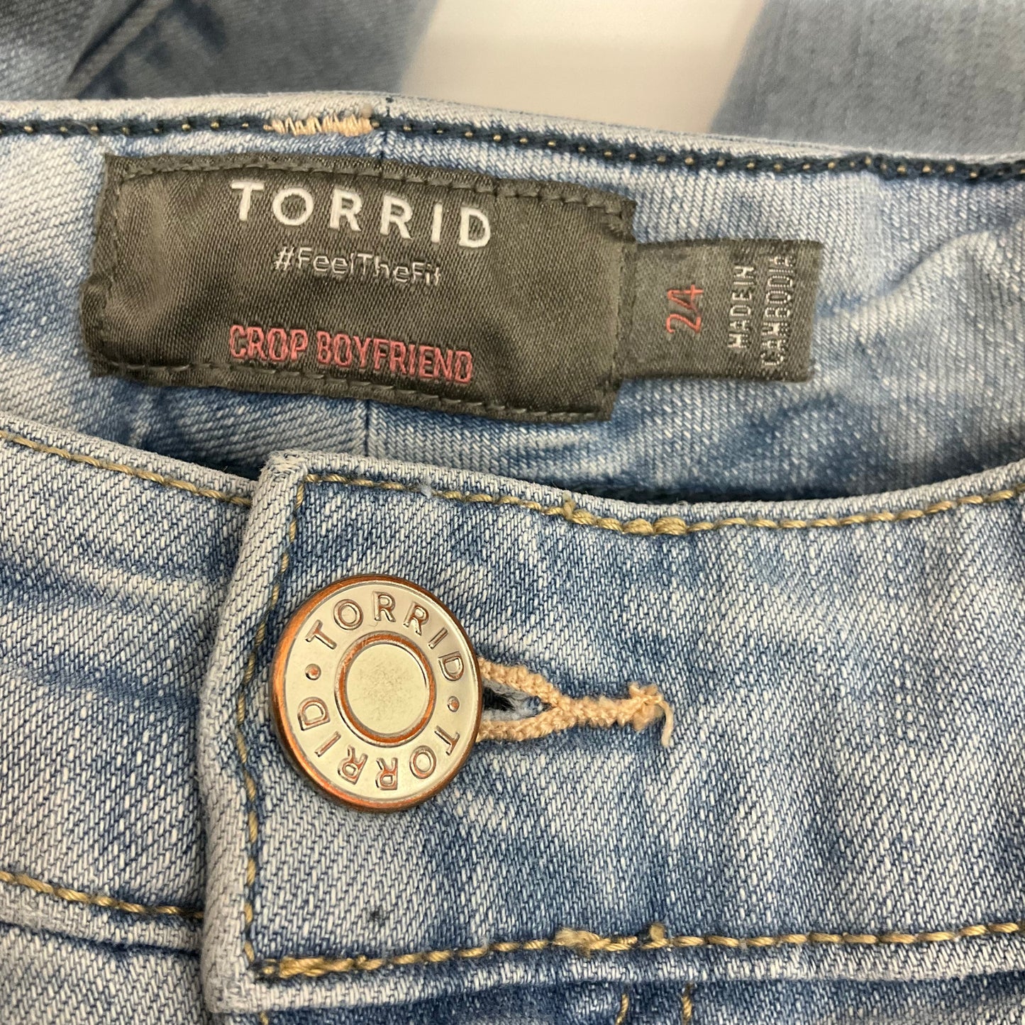 Jeans Boyfriend By Torrid  Size: 24