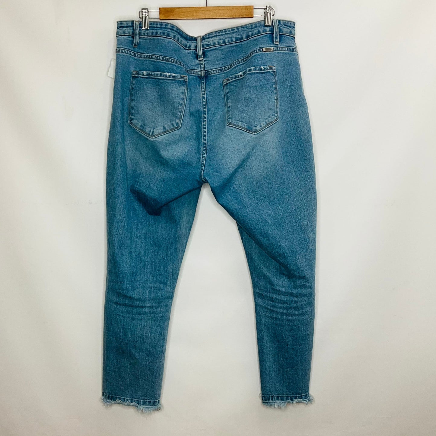 Blue Denim Jeans Skinny Kancan, Size 1x