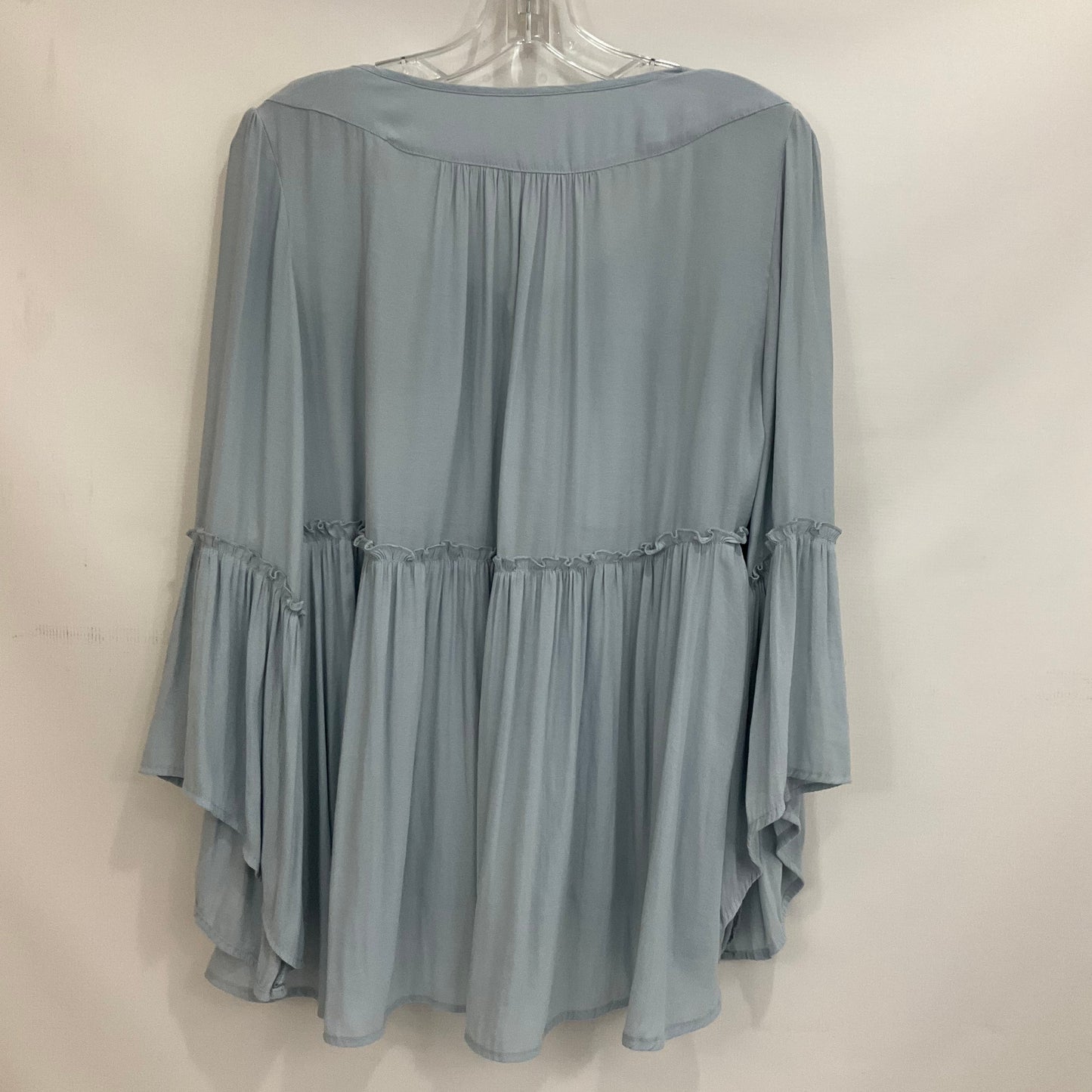 Blue Top Long Sleeve Free People, Size M