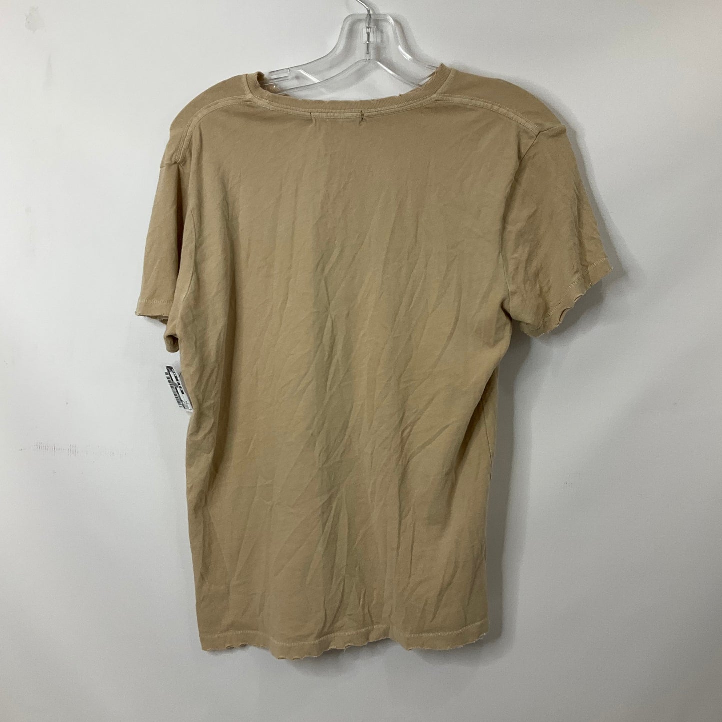 Beige Top Short Sleeve Junk Food, Size Xs