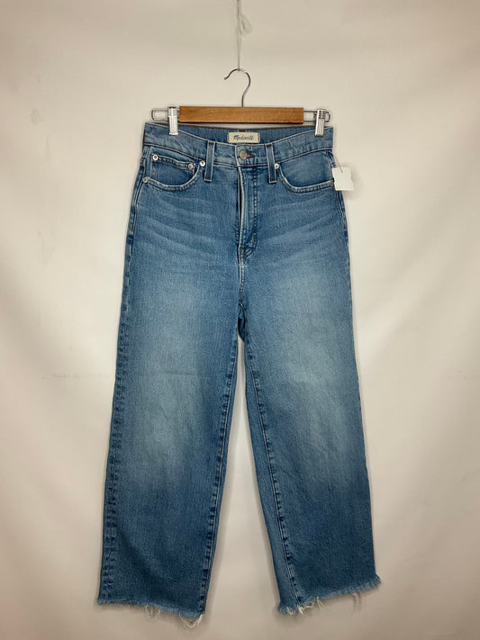 Blue Denim Jeans Straight Madewell, Size 2