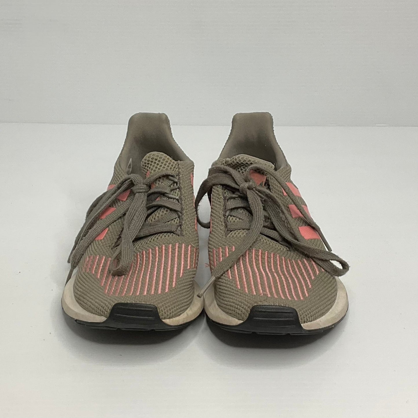 Pink & Tan Shoes Sneakers Adidas, Size 6.5