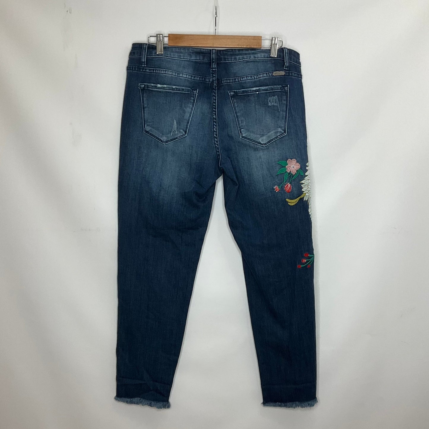 Blue Denim Jeans Skinny Kancan, Size 12