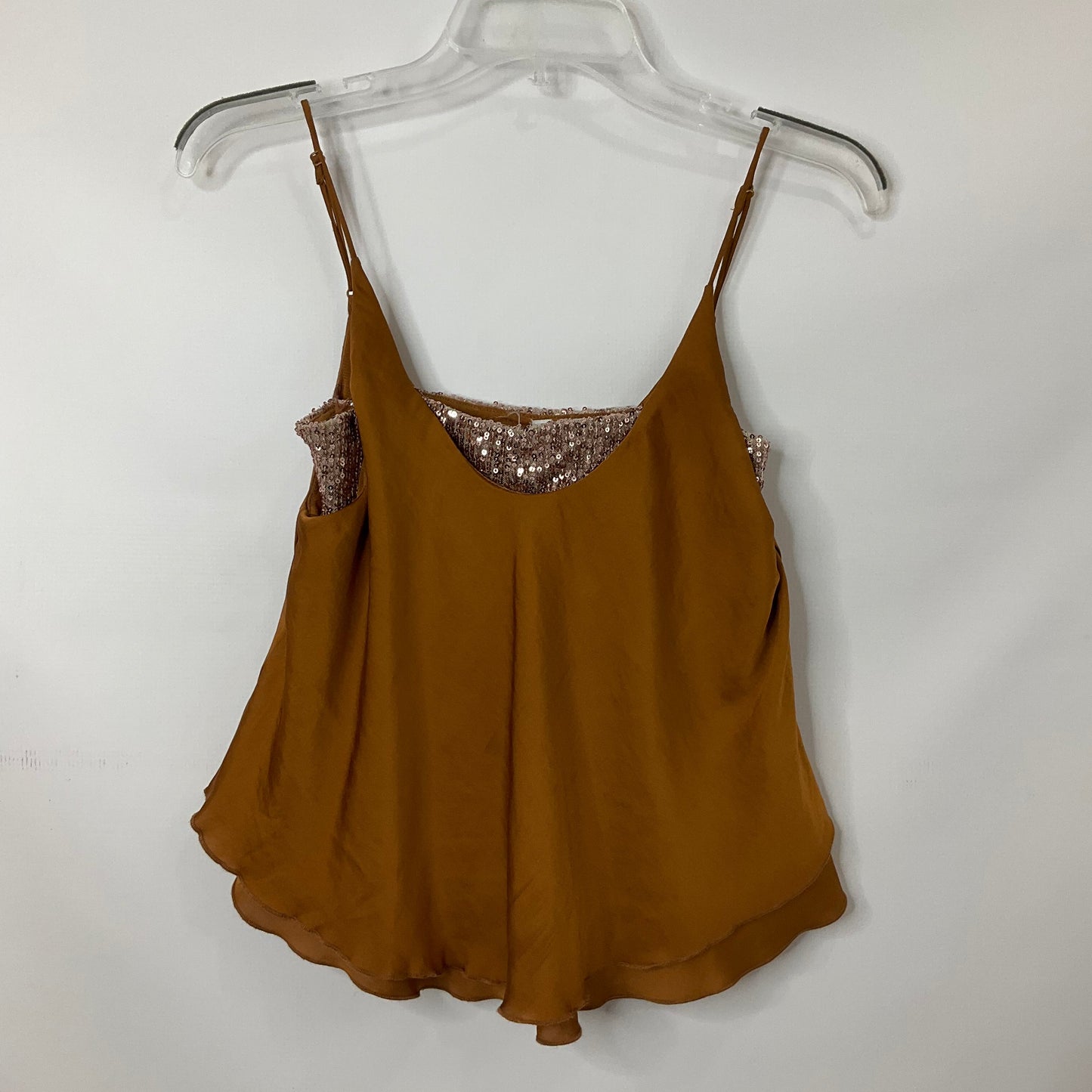 Brown Top Sleeveless Free People, Size Xs