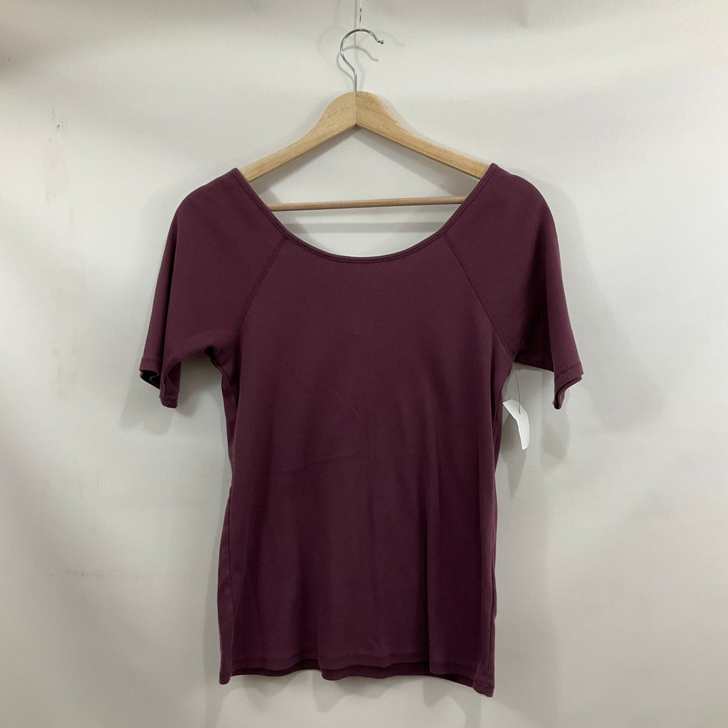 Top Short Sleeve By Anthropologie In Purple, Size: Xs