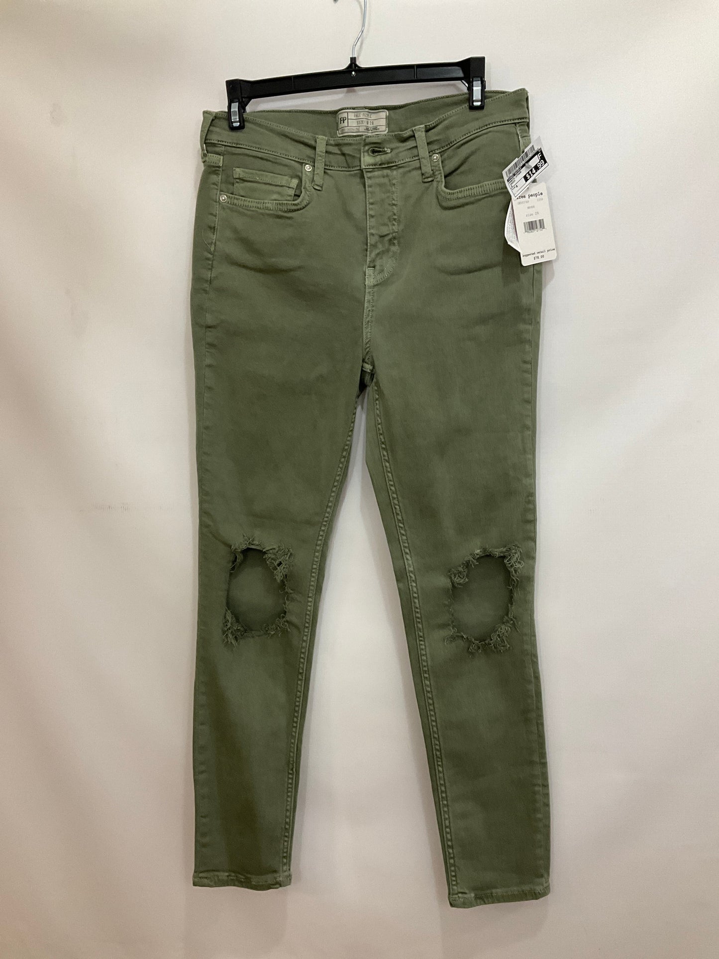 Green Pants Other Free People, Size 8
