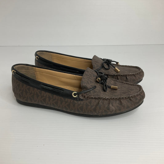 Brown Shoes Flats Michael By Michael Kors, Size 8