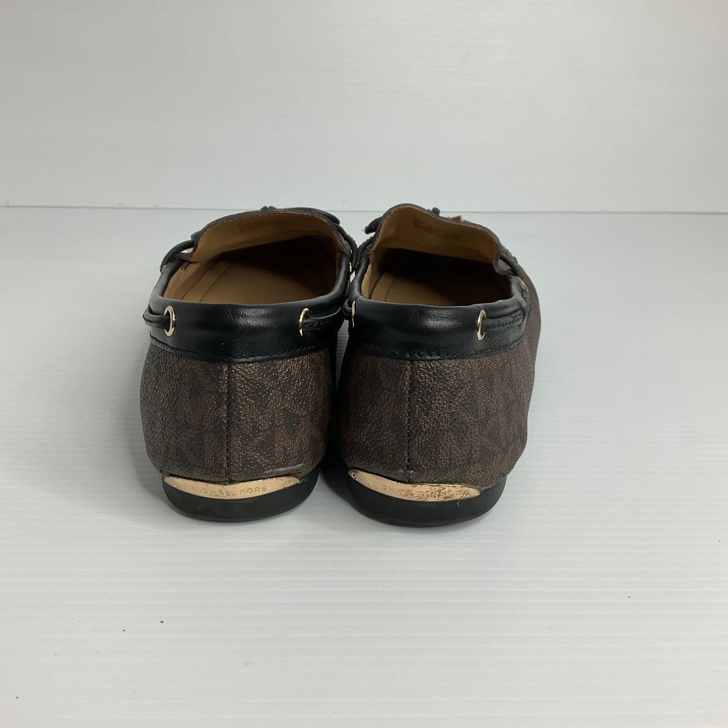 Brown Shoes Flats Michael By Michael Kors, Size 8