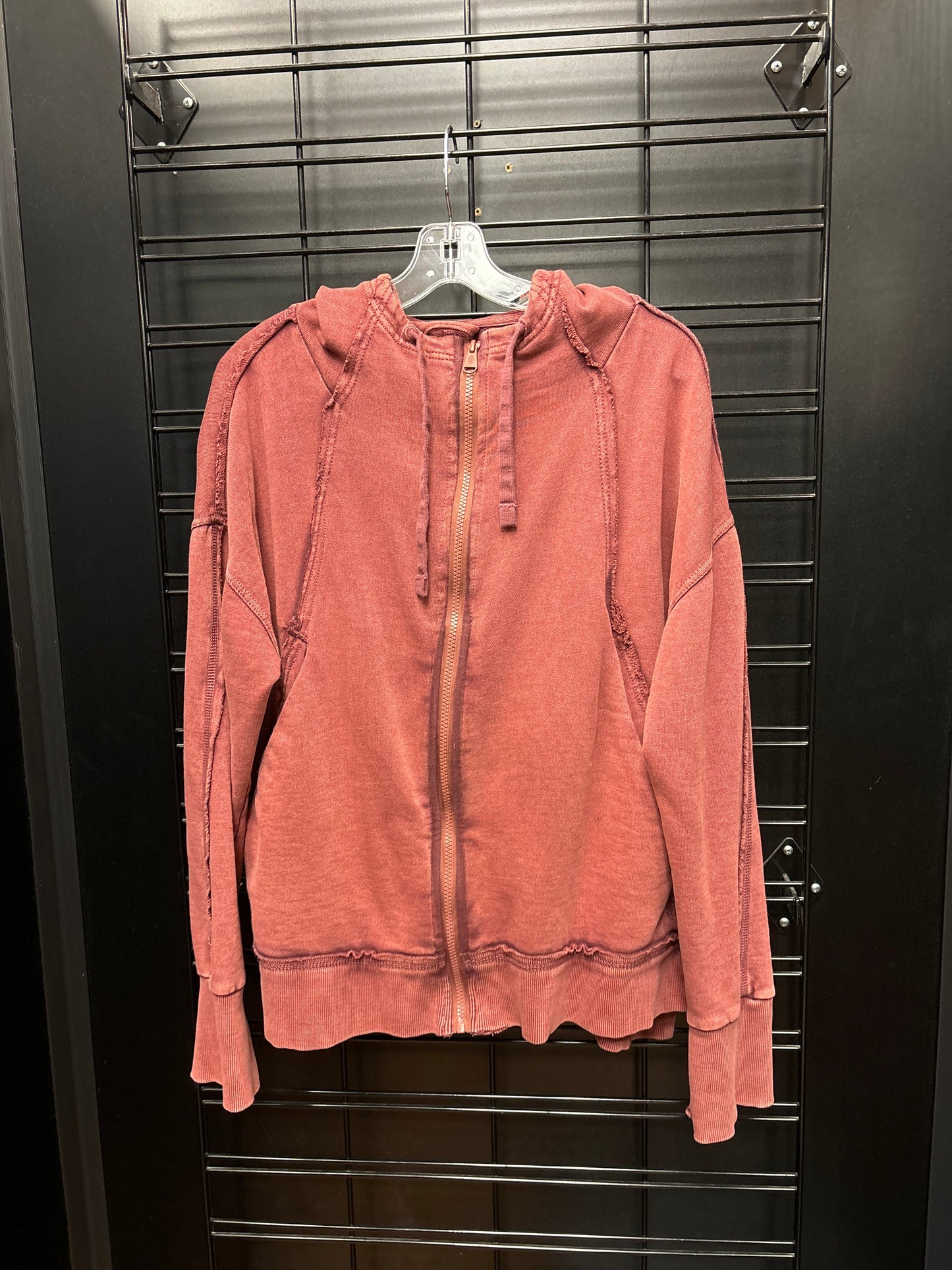 Red Athletic Jacket Free People, Size L
