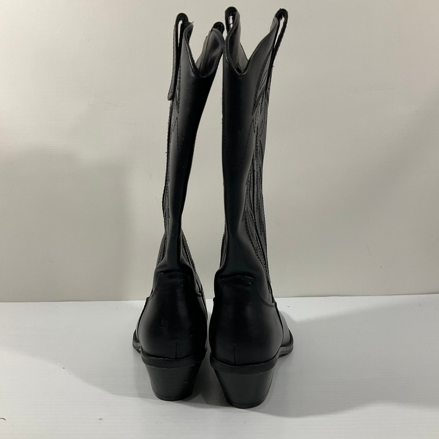 Boots Mid-calf Heels By Madden Girl In Black, Size: 6